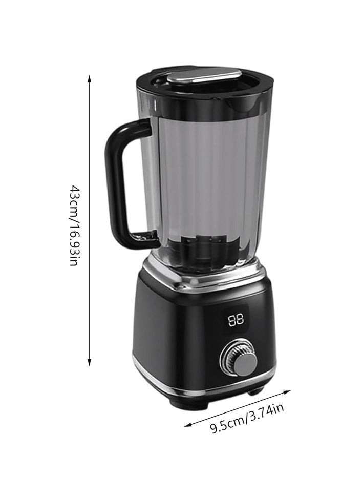 Yuwell Rechargeable Citrus Juicer With LED Display 600ML Portable Electric Juicer, Knob Control USB Juicer Blender 50W Dual Speed Fast & Slow, 3000mAh Battery Fruit & Vegetable Juicer Machine for Orange Lemon Kitchen Home Appliance Black - Image 3
